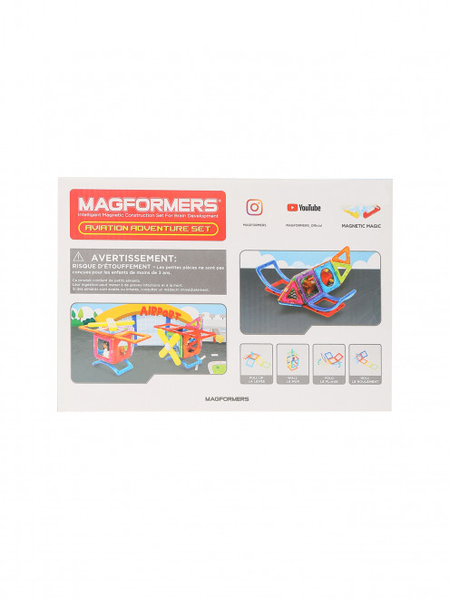 Магнитный конструктор MAGFORMERS Aviation Adventure set Magformers - Обтравка1