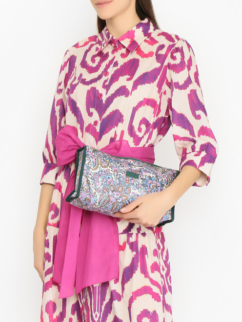 Косметичка с узором на молнии Etro - МодельОбщийВид