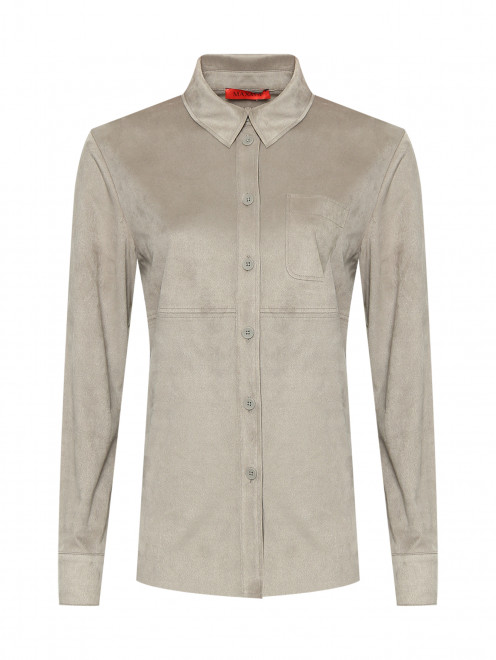 Рубашка на пуговицах с карманами Max&Co - Общий вид