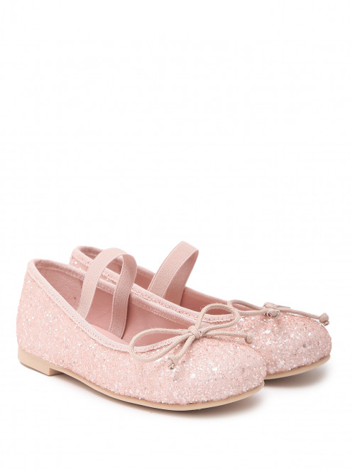 Туфли с пайетками декорированные бантом Pretty Ballerinas - Общий вид