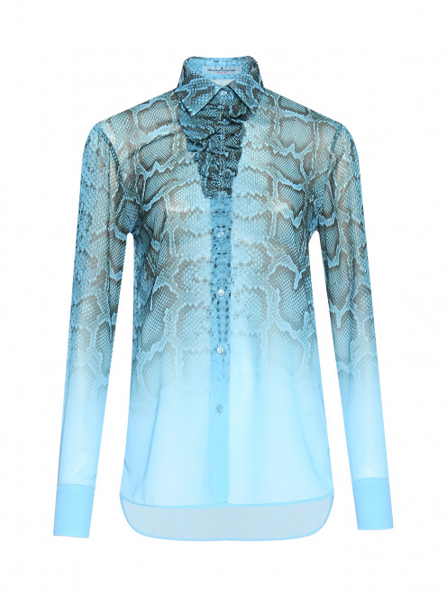 Блуза свободного кроя с узором Ermanno Scervino - Общий вид