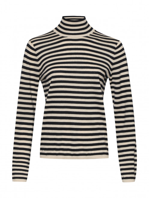 Водолазка из кашемира в полоску Max Mara - Общий вид