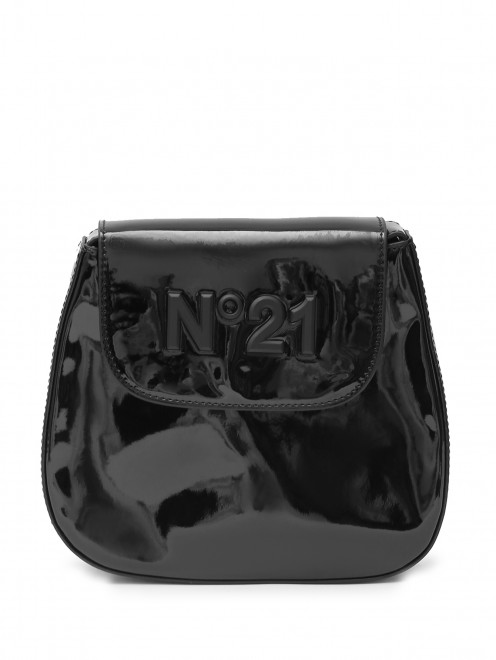 Лакированная сумка с ремнем N21 - Общий вид