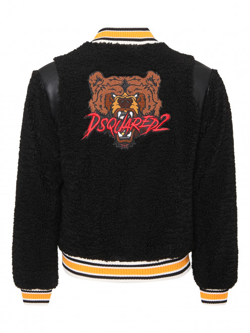 Куртка с контрастным воротником Dsquared2 - Обтравка1