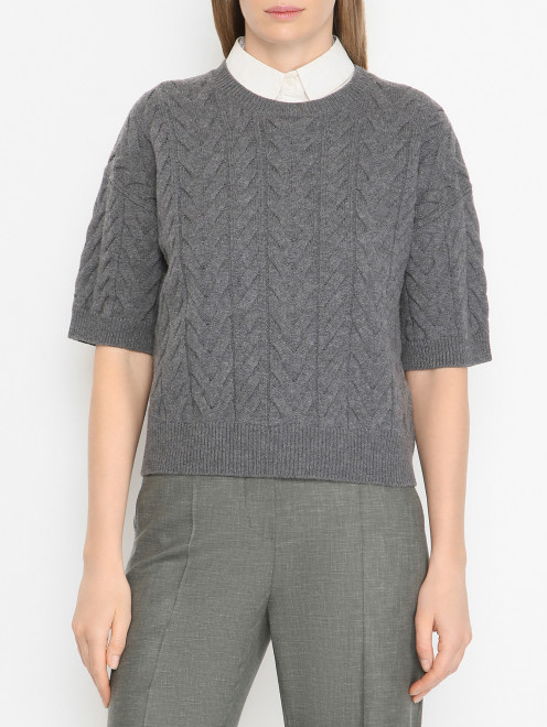 Укороченный джемпер из шерсти Max Mara - МодельВерхНиз