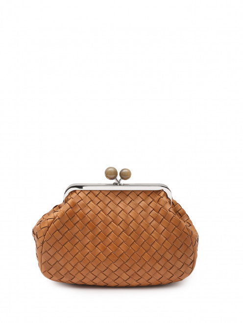 Плетеная сумка из кожи Weekend Max Mara - Общий вид