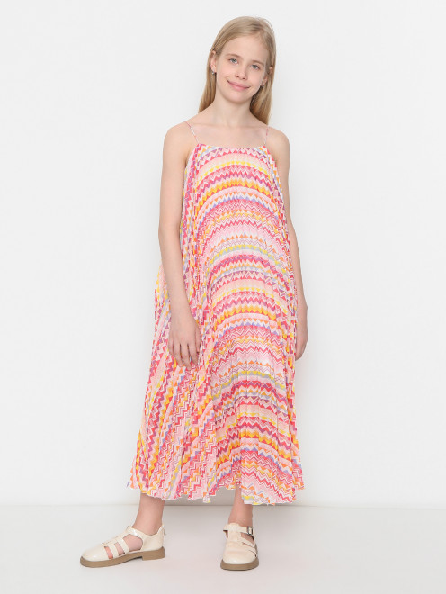 Платье миди с узором Missoni - МодельОбщийВид