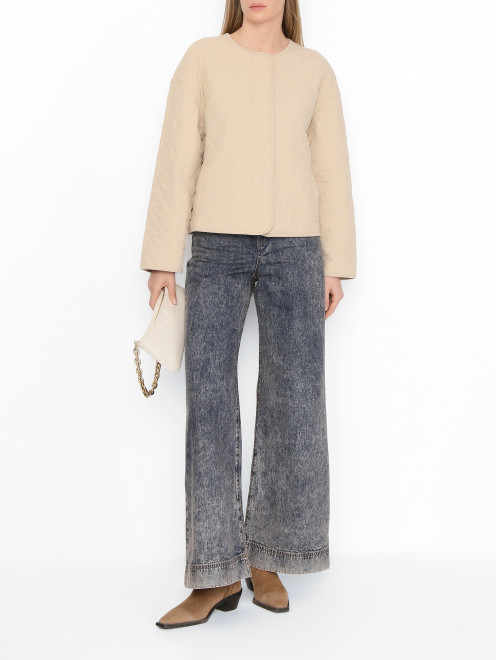 Однотонная стеганая куртка Weekend Max Mara - МодельОбщийВид