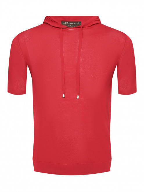 Джемпер из хлопка с коротким рукавом и капюшоном Doriani Cashmere - Общий вид