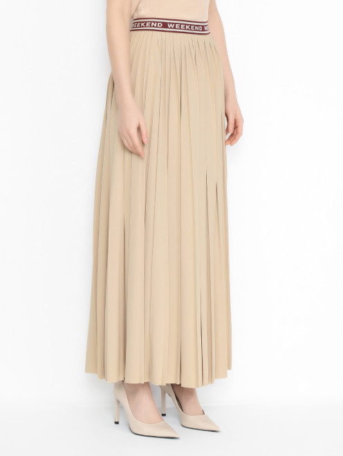 Плиссированная юбка на резинке Weekend Max Mara - МодельВерхНиз