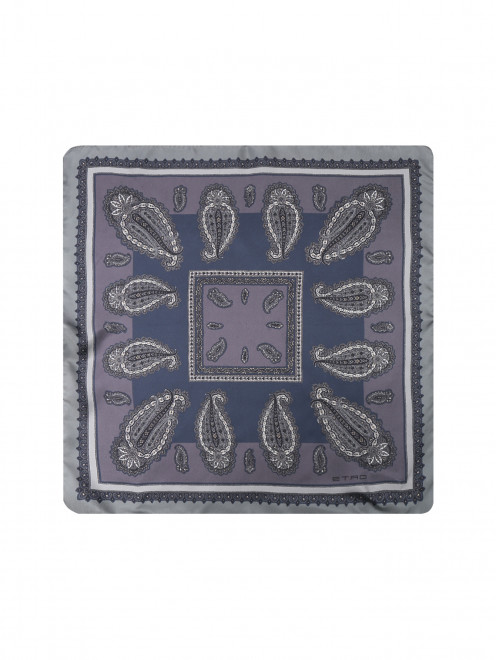 Шелковый платок с узором Etro - Общий вид