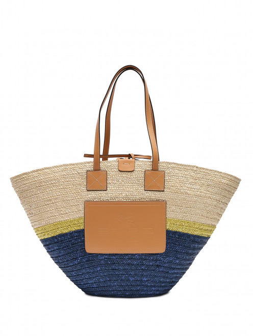 Плетеная сумка из соломы Etro - Общий вид