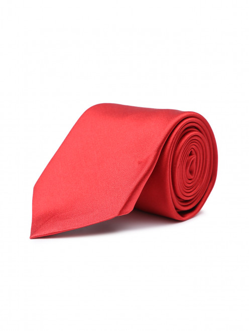Однотонный галстук из шелка Tombolini - Общий вид