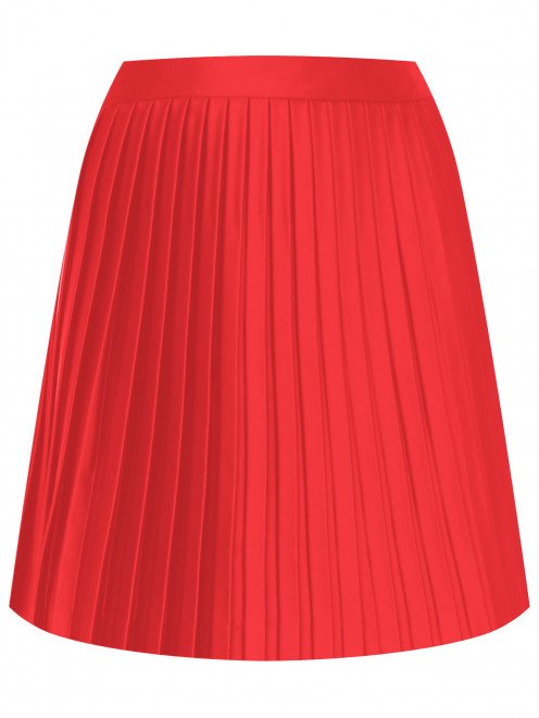 Плиссированная юбка из атласной ткани MiMiSol - Общий вид