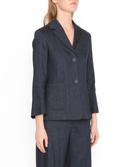 Жакет из льна и вискозы Max Mara - МодельВерхНиз