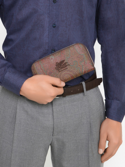 Кошелек на молнии Etro - МодельОбщийВид