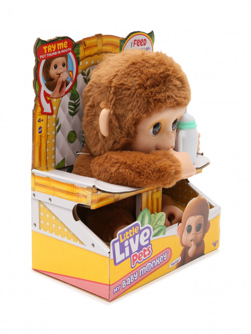 Интерактивный обезьянка Little live pets - Обтравка1
