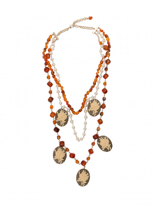 Комбинированное ожерелье из бусин Marina Rinaldi - Общий вид