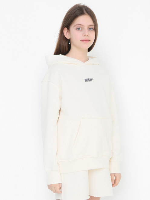 Толстовка с принтом и капюшоном MSGM - МодельВерхНиз