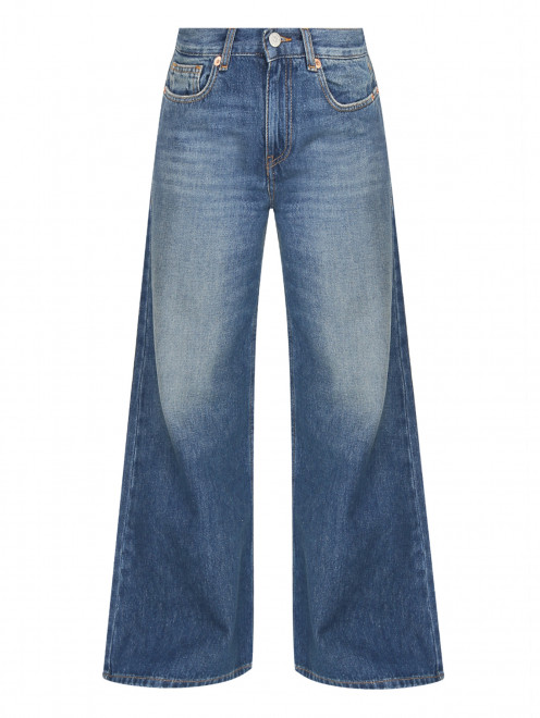 Широкие джинсы с потертостями MM6 - Общий вид
