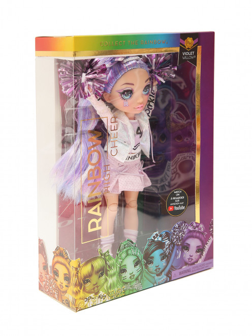 Игрушка Rainbow High Кукла Cheer Doll - Violet Wil Rainbow High - Обтравка1