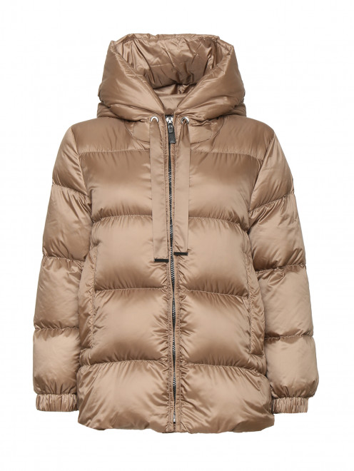 Пуховик на молнии с капюшоном Max Mara - Общий вид