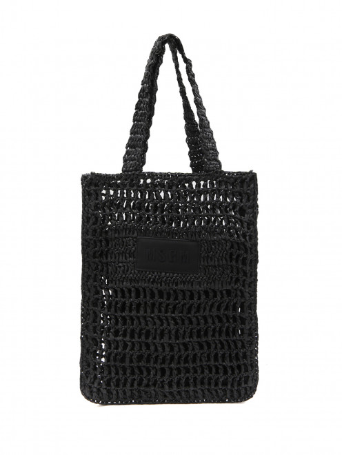 Плетеная сумка с ручками MSGM - Общий вид