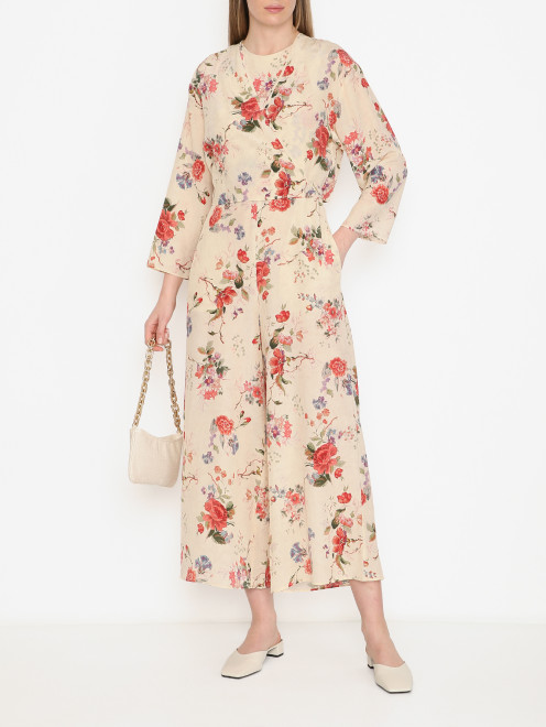 Комбинезон из шелка с накидкой Weekend Max Mara - МодельОбщийВид