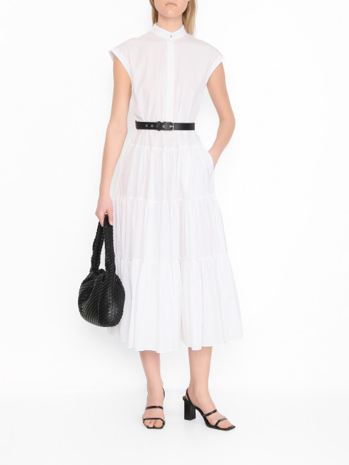 Платье на заниженной талии с ремнем Max Mara - МодельОбщийВид