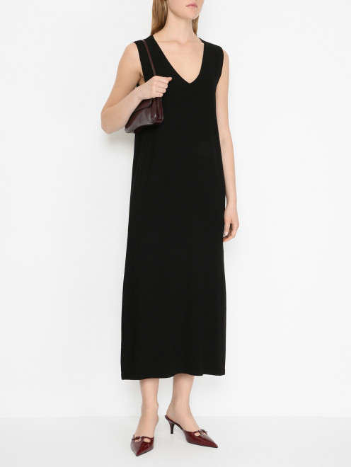 Трикотажное платье_миди Weekend Max Mara - МодельОбщийВид