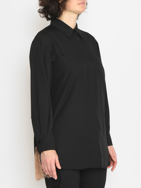 Блуза с кружевной отделкой Marina Rinaldi - МодельВерхНиз