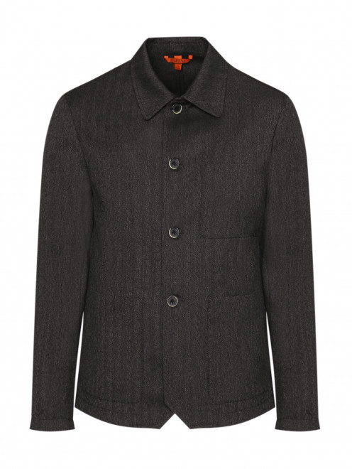 Куртка однотонная из шерсти с карманами Barena - Общий вид