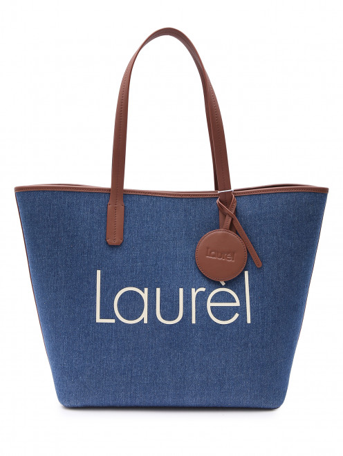 Сумка из хлопка с логотипом Laurel - Общий вид