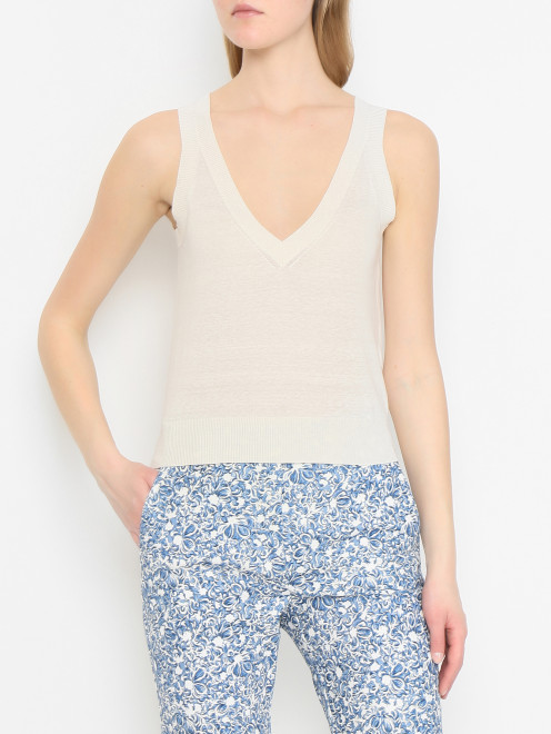 Комплект из трикотажного топа и кардигана Weekend Max Mara - МодельВерхНиз