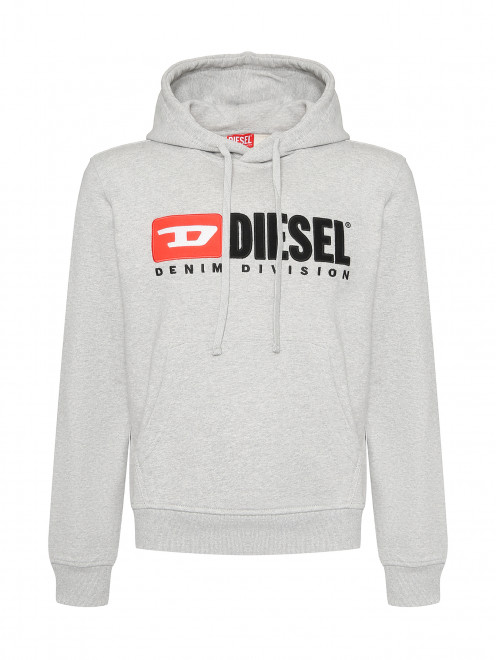 Толстовка из хлопка с логотипом Diesel - Общий вид