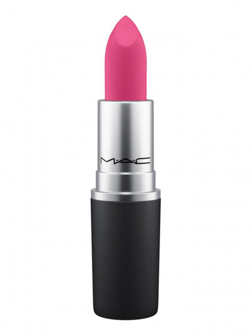 Матовая помада Powder Kiss Lipstick, оттенок Velvet Punch Mac - Общий вид