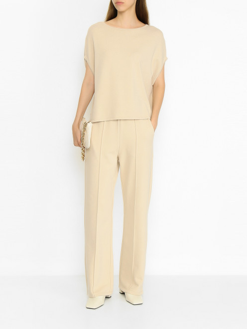 Топ трикотажный из смесовой вискозы Weekend Max Mara - МодельОбщийВид