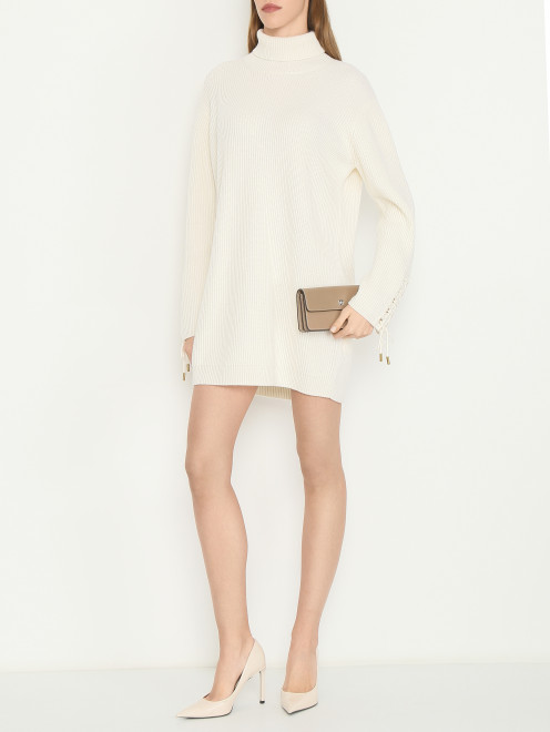 Клатч из кожи Max Mara - МодельОбщийВид