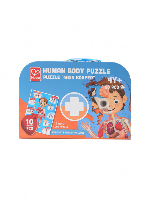 Детский пазл-игрушка "Как устроено тело человека" Hape - Общий вид