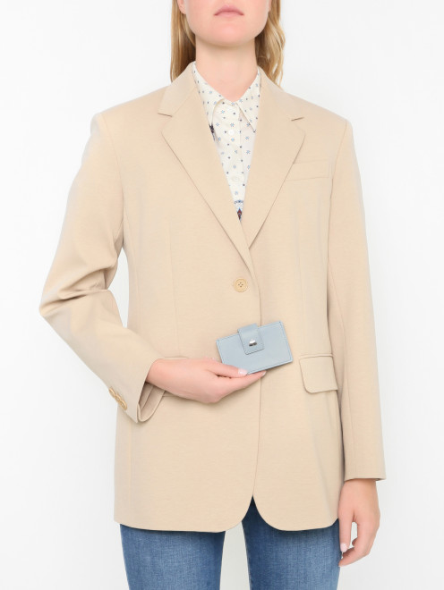 Картхолдер из кожи Weekend Max Mara - МодельОбщийВид