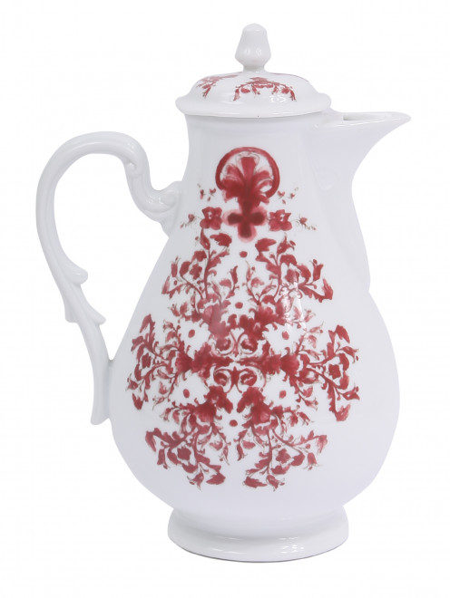 Кофейник из фарфора с узором Ginori 1735 - Общий вид