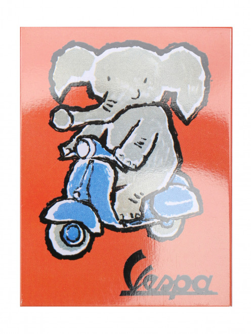 Магнит с узором Vespa - Общий вид