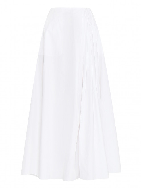Однотонная юбка-макси из хлопка Lorena Antoniazzi - Общий вид
