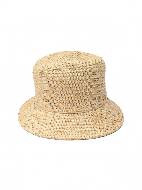Шляпа плетенная с узкими полями
