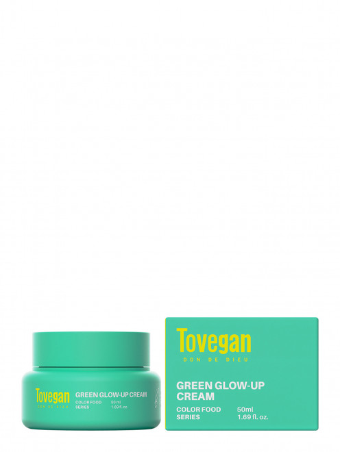 Увлажняющий крем для лица Green Glow-up Cream, 50 мл Tovegan - Обтравка1