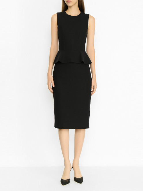 Платье-футляр с баской Max Mara - МодельВерхНиз