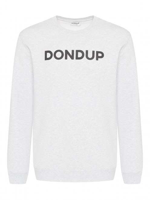 Свитшот из хлопка с логотипом Dondup - Общий вид