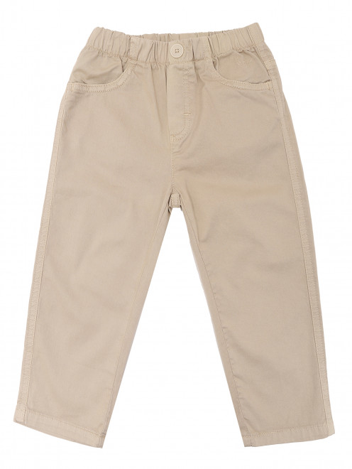 Хлопковые брюки на резинке Il Gufo - Общий вид