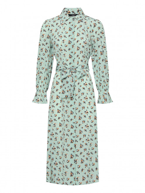 Платье из шелка с поясом Weekend Max Mara - Общий вид