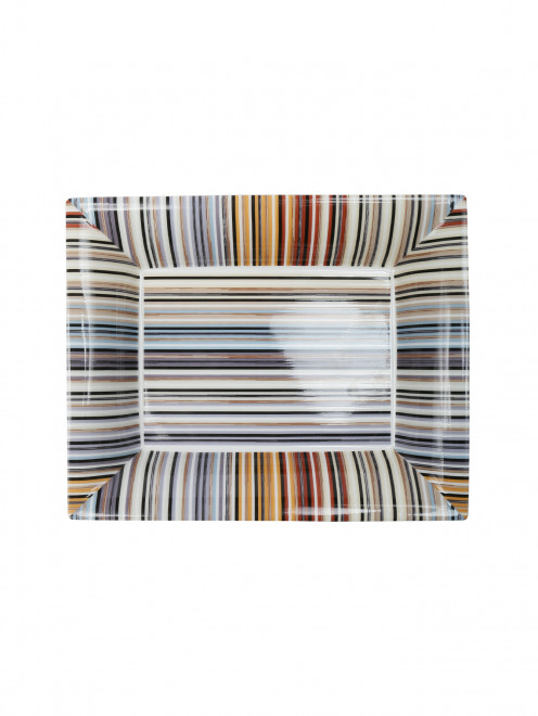 Поднос прямоугольный из керамики Missoni - Общий вид